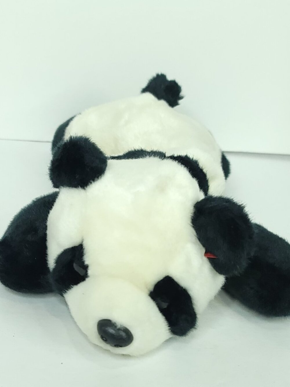 Ty Beanie Babies 1998 Peking Panda Plush Flat Panda Bear 13" L Stuffed Animal